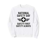 Día Nacional de la Seguridad | Regalo de concienciación sobre Seguridad en el Lugar de Trabajo y el hogar Sudadera