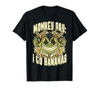 Día Nacional del Mono I Go Bananas Camiseta