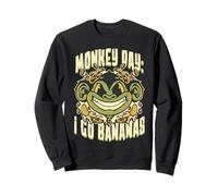 Día Nacional del Mono I Go Bananas Sudadera
