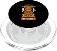 Día Nacional del Oso de Peluche 9 de septiembre Inspirado en el K-Pop Cute Bear PopSockets PopGrip para MagSafe