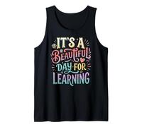 Día Positivo y Hermoso para Aprender Escuela de Estudiantes de Maestros Camiseta sin Mangas