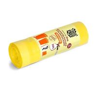 DIA SUPER PACO bolsa de basura con autocierre amarilla 30 lt rollo 30 uds