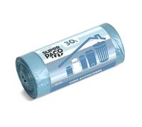 DIA SUPER PACO bolsa de basura con autocierre azul 30 lt rollo 30 uds