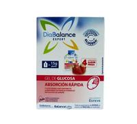 DiaBalance Expert gel glucosa absorción rápida fresa 4 sobres