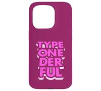 Diabetes diabética de niña tipo One der ful Carcasa para iPhone 15 Pro