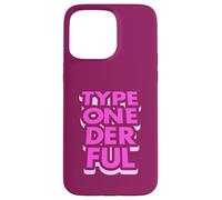 Diabetes diabética de niña tipo One der ful Carcasa para iPhone 15 Pro Max