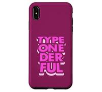 Diabetes diabética de niña tipo One der ful Carcasa para iPhone XS Max