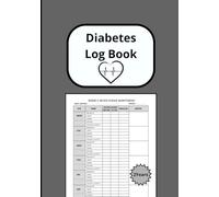 Diabetes log book: practical and effective book - support daily health management- record blood sugar levels, insulin doses, meals, physical activity, and notes.