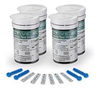 Diabetes Test Strips 100 Pack with 100 Lancets Blood Glucose Monitoring Kit mmol/L Measurement EXAC Clinical Accuracy\u200b