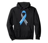 Diabetes Tipo 1 Tipo 2 T1 T2 Cinta Azul Gris Conciencia Sudadera con Capucha