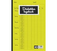 Diabetiker Tagebuch: Ein praktisches Tagebuch zur Überwachung von Blutdruck und Blutzucker | Diabetes Tagebuch - Diabetiker Notizbuch___krankheitstagebuch