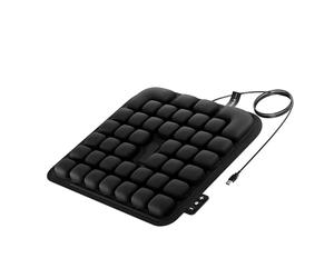 Diablo Chairs masajeador Espalda electrico para Silla Oficina cojin Masaje Lumbar Aire presion colchoneta Masaje Asiento ergonomico Gaming Coche USB 5V Intensidad Regulable