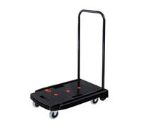 Diablo de mano plataforma plástica plegable asa metálica desmontable