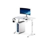 Diablo Escritorio Gaming Escritorio Gamer Grande Mesa PC con gestión de Cables Alfombrilla Soporte Auriculares portavasos Escritorio Ordenador ergonómico Estable Resistente Setup 100 x 60 x 75 cm