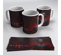 DIABLO IV Taza del juego con Diseño Diablo IV INARIUS Ángel. Taza Diablo. Cerámica 355ml