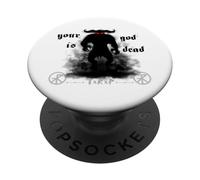 Diablo Nine Herejía Satanás Inch Lucifer TxRxP Metal Nails PopSockets PopGrip Adhesivo