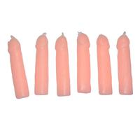 DIABLO PICANTE - 6 VELAS FORMA PENE CARNE