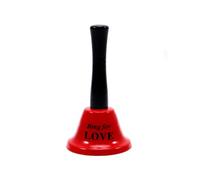 Diablo Picante Campana de Mano 'ring For Love' Color Rojo