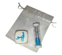 DIABLO PICANTE - DADO KAMASUTRA DE POSTURAS PARA CHICOS CON RELOJ DE ARENA