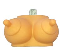 DIABLO PICANTE - HUCHA FORMA DE TETAS TONO DORADO