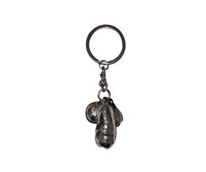Diablo Picante Llavero Metal Pene Encogido Plata