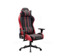 Diablo Silla Gaming ergonomica niño Juvenil Silla Escritorio giratoria compacta con Respaldo reclinable hasta 140 Grados reposabrazos 3D Ajustables cojin Lumbar y reposacabezas Bloody Mary