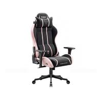 Diablo Silla Gaming ergonomica niño Juvenil Silla Escritorio giratoria compacta con Respaldo reclinable hasta 140 Grados reposabrazos 3D Ajustables cojin Lumbar y reposacabezas Akira Pink
