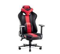 Diablo Silla Gaming Tela X-Player 2.0 - Silla Gamer con Reposabrazos 3D - Cojín Cervical/Lumbar Función de Balanceo - Silla de Oficina 160 kg - Cadeira Gaming Ergonómica - Normal (L)