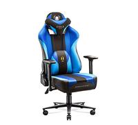 Diablo Silla Gaming Tela X-Player 2.0 - Silla Gamer con Reposabrazos 3D - Cojín Cervical/Lumbar Función de Balanceo - Silla de Oficina 160 kg - Cadeira Gaming Ergonómica - Normal (L)