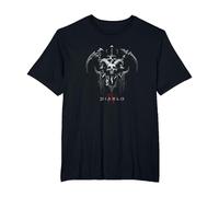 Diablo Vi Necromancer Icon Two-Handed Scythes Camiseta, Hombre Tallas Grandes, Negro, 4X Alto