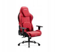 Diablo X.One Prime Silla Gaming Oficina, Sillon Gamer Ergonómico | Reposacabezas magnético | Cojín Lumbar | Reposabrazos Regulables | Tejido | Carga de hasta 140 kg | Bloody Mary