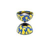 Diabolo - Mister Babache - Arlequín Mediano (Se Vende sin Varillas), Amarillo/Azul