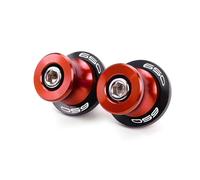 Diábolos Basculante Bobina para Kawasaki Z650 RS Z 650 para Ninja 650 2017-2025 Tornillos del Soporte Deslizante De Los Carretes Basculante para Motocicleta Tornillos Caballete(Rojo,A)