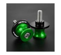 Diábolos Basculante Bobina para Yamaha R15 V3 R15V3 2017-2022 Tornillos del Soporte De Los Carretes del Basculante Y Deslizador De Motocicleta Tornillos Caballete(Verde)
