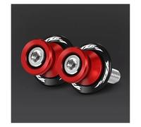 Diábolos Basculante Bobina para Yamaha YZF R1M R1S 2015-2025 Tornillo del Soporte Deslizante De Los Carretes del Basculante para Motocicleta Tornillos Caballete(Rojo)