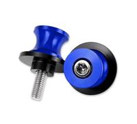 Diábolos Caballete para Suzuki SV650 S 2000-2008 Tornillos Deslizantes para Basculante De Motocicleta Protección Anticaída(Azul,10MM)