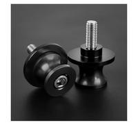 Diábolos Caballete para Suzuki SV650 S 2000-2008 Tornillos Deslizantes para Basculante De Motocicleta Protección Anticaída(Negro,6MM)