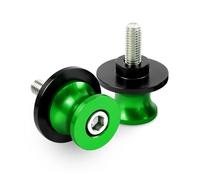 Diábolos Caballete Trasero para 800NK 650MT 800MT 650TRG 1250TRG Tornillos del Soporte Deslizante del Carrete del Basculante De Motocicleta(Verde)