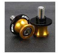 Diábolos Caballete Trasero para Ninja 650 Urban Tourer 2017+ Protectores De Tornillos para Caballete Trasero Basculante De 8 Mm para Motocicleta(Oro)