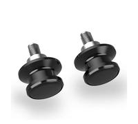 Diabolos Caballete Trasero para Suzuki SV650 S 99 2000-2008 Tornillos Deslizantes para Basculante De Motocicleta Mantenimiento Moto(Negro,10MM)