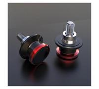 Diabolos Caballete Trasero para Suzuki SV650 S 99 2000-2008 Tornillos Deslizantes para Basculante De Motocicleta Mantenimiento Moto(Rojo,6MM)