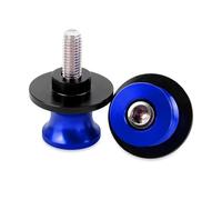 Diábolos Caballete Trasero para Yamaha FJR1300 TDM850 TDM900 Tornillos del Soporte Deslizante De Los Carretes del Basculante De Motocicleta(Azul)