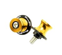 Diábolos Caballete Trasero para Yamaha Tenere700 T7 Rally 2022-2023 Tornillos De 6 Mm para El Soporte Deslizante De Los Carretes del Basculante(Oro,with Logo)