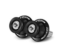 Diábolos Moto Basculante Bobina Tornillo Para Yamaha MT 03 MT03 MT-03 2015-2025 Protector Deslizante Para Tornillos De Soporte De Basculante De 6 Mm Para Motocicleta(Negro)