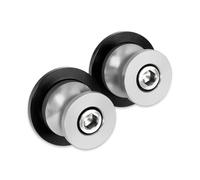 Diábolos Moto Para KAWASAKI Z500 Para Ninja 500 SE ABS 2024-2025 Tornillos Y Deslizadores De 8 Mm Para Soporte De Basculante De Motocicleta Protectores De Basculante(Plata,No logo)