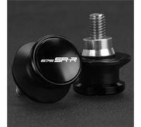 Diabolos Motocicleta Para CFMOTO 675 SR-R 675SRR 2024-2026 Soportes Para Basculante Trasero Tornillos Y Deslizadores Carretes Basculante(Negro,With logo)