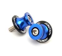 Diábolos para caballete de motocicleta Para Zontes ZT310X, 310T, 310V, 310R, G1125 Y ZT125 Tornillos Pernos CNC De 8 Mm Para Soportes Deslizantes Del Basculante: Accesorios Para Motocicleta(M)