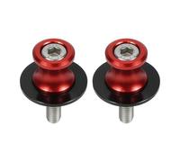Diabolos para Caballete Moto M8 Para Triumph Para Street Triple R 2013-2015 Protectores De Basculante Para Motocicleta Para Mantenimiento Diario(rojo)
