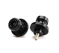 Diabolos para Caballete Moto Para Aprilia RSV4 1100 Para Factory R RR 2009-2026 Tornillos Deslizantes Para Basculante De Motocicleta Para Mantenimiento Diario(Negro)