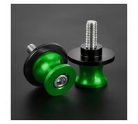 Diabolos para Caballete Moto Para KAWASAKI KLE500 KLE 500 1991-2007 Tornillos Deslizantes Para Basculante De Motocicleta Para Mantenimiento Diario(Verde,6MM)